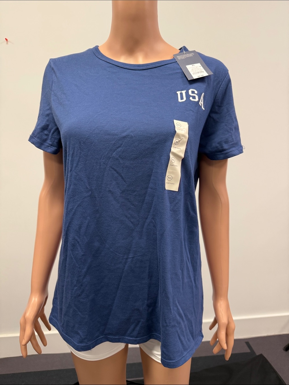 Universal Thread Navy Blue USA Short Sleeve Tee